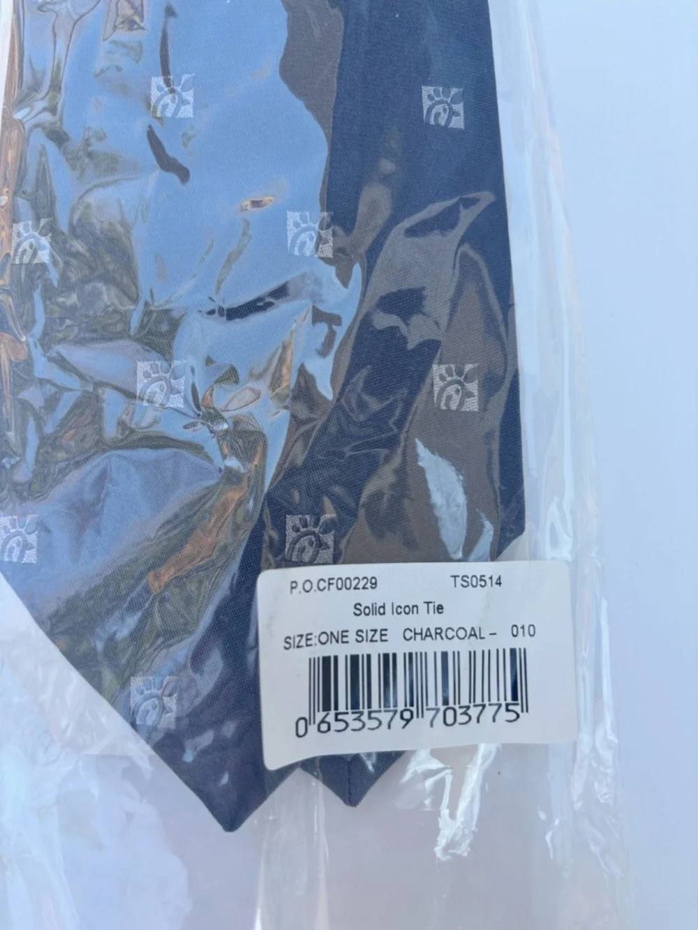 Charcoal Chick-fil-A Solid Icon Tie – New in Package